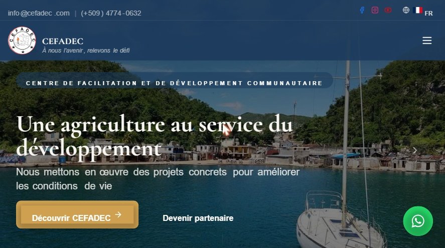 Projet site web CEFADEC